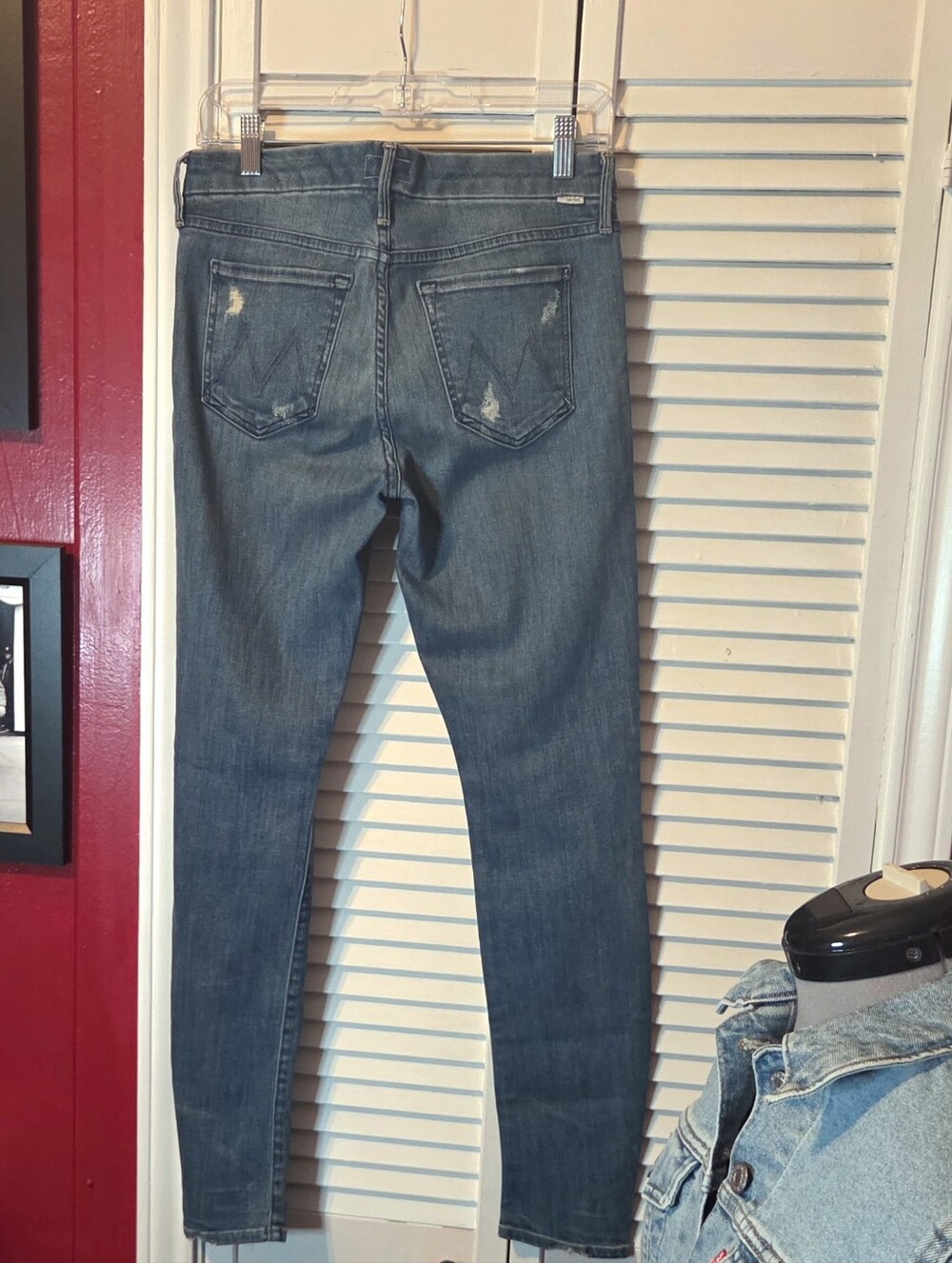 Mint condition!! Mother The Looker Jeans in Graffiti Girl SZ 28 - Picture 6 of 14
